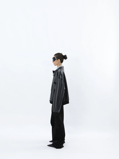 EXOSHELL LEATHER JACKET