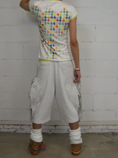 ANGEL WINGS CROPPED SWEATER SET