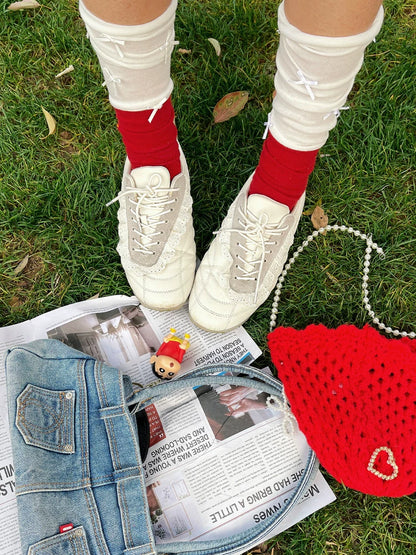 CASUAL LACE BALLET SHOES