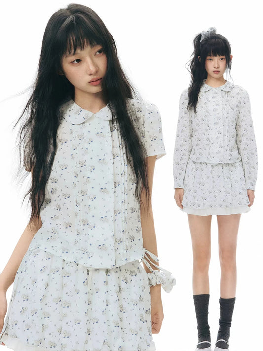 CUSTOMIZED PONY PRINT T-SHIRT SET