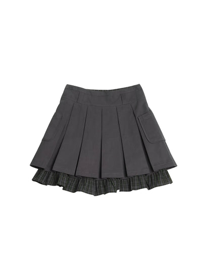 HIGH WAIST PLEATED SKIRT