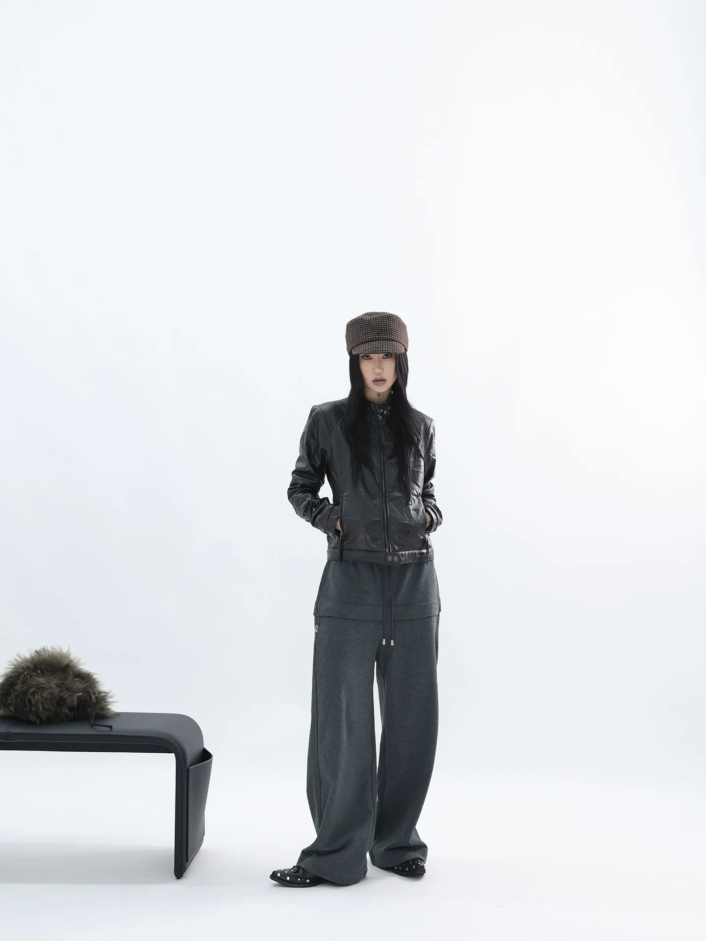 MATTE LEATHER JACKET