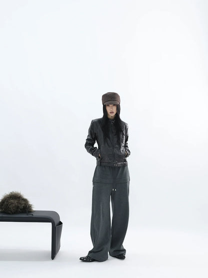 MATTE LEATHER JACKET