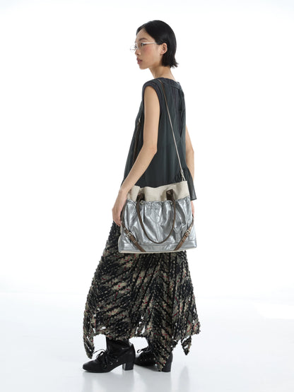 RETRO CYBER BIKER TOTE BAG