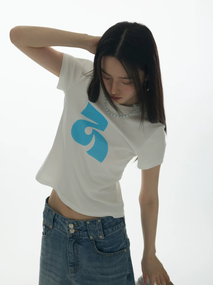 BASIC COTTON ROUND NECK T-SHIRT