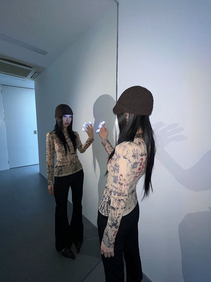 CALLIGRAPHY INK MESH