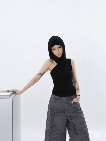 DETACH HOODED VEST
