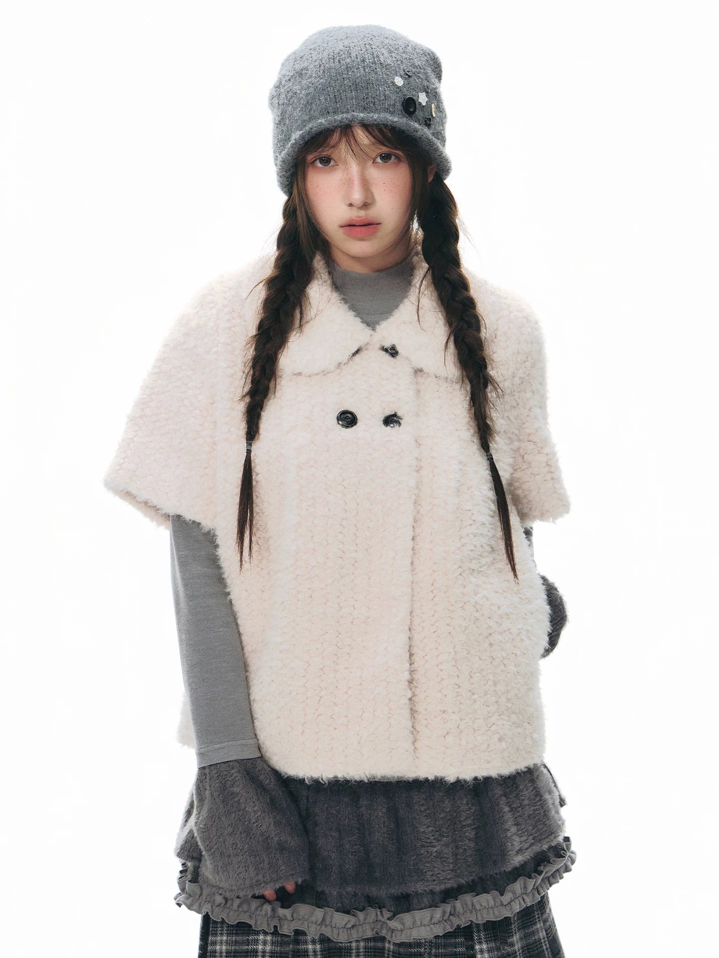 DECORATED SOFT KNIT BEANIE