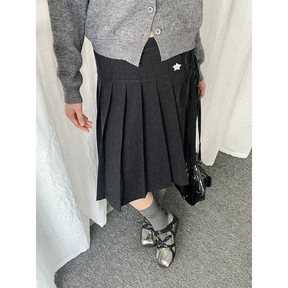 VINTAGE PLEATED A-LINE SKIRT