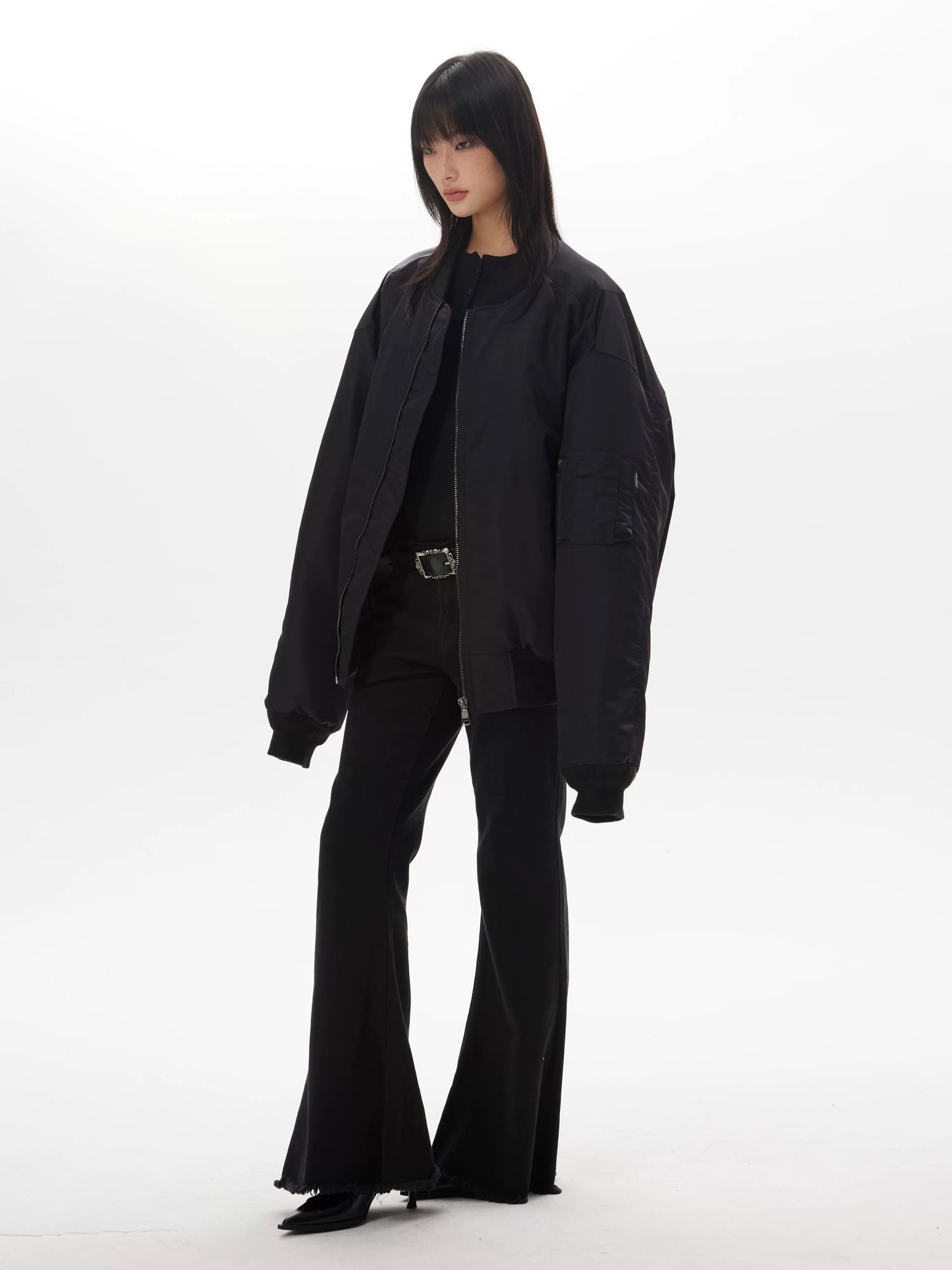 OVERSIZED FLIGHT JACKET