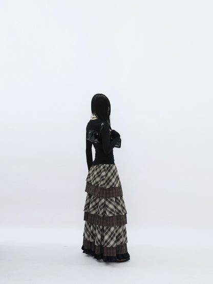 RUSTIC STACK MAXI SKIRT