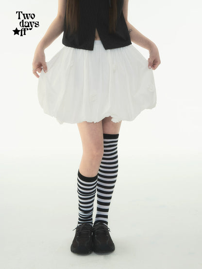 PLEATED COOL MIDI SKIRT
