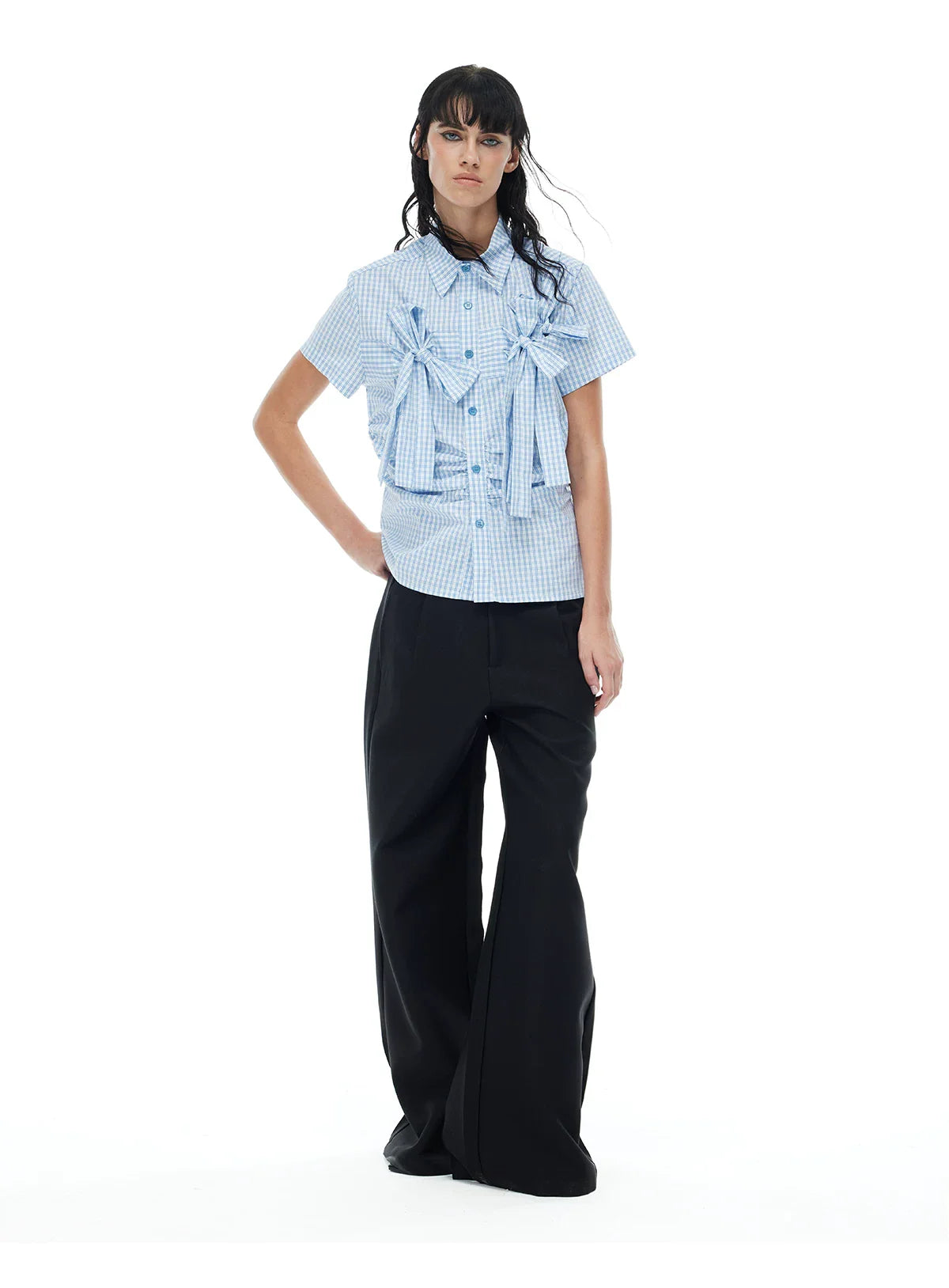 PLAYFUL CHECKERED SHORT SLEEVE SHIRT