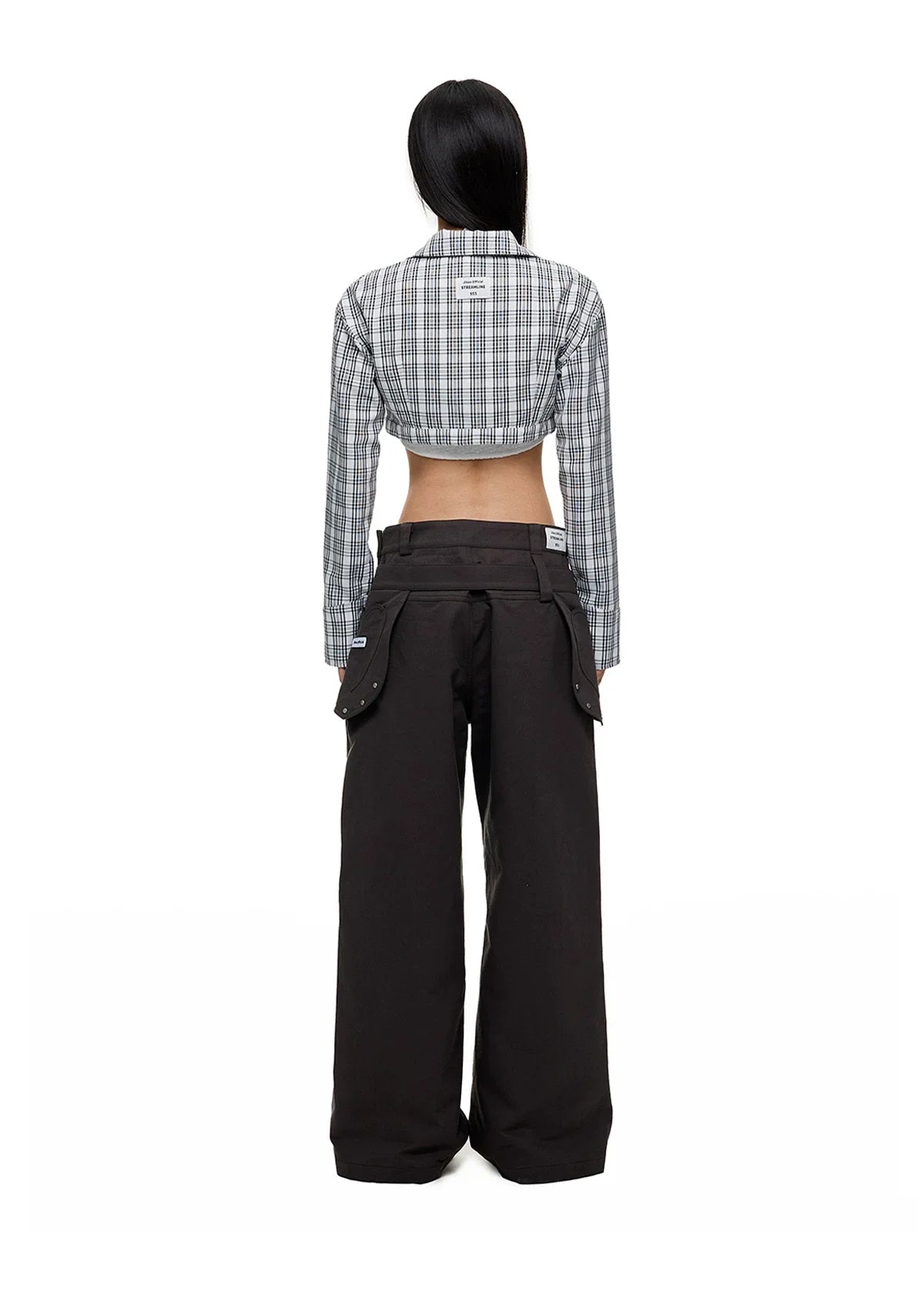 CASUAL WIDE-LEG PANTS WITH BELT