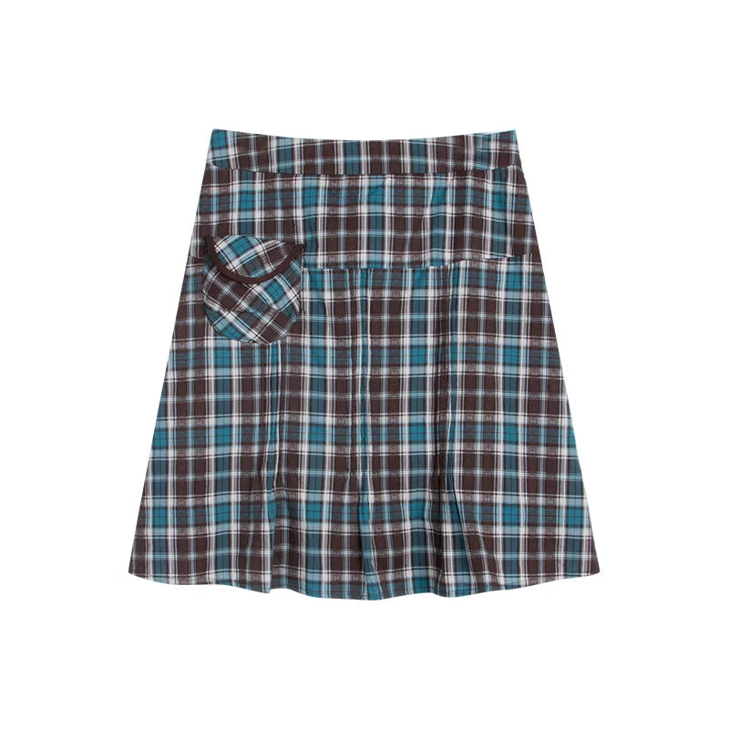 PLEATED LOW WAIST SUMMER SKIRT