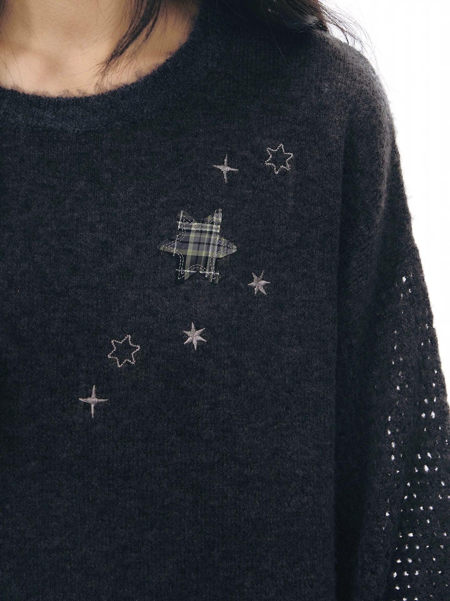 STAR-DUST KNIT SWEATER