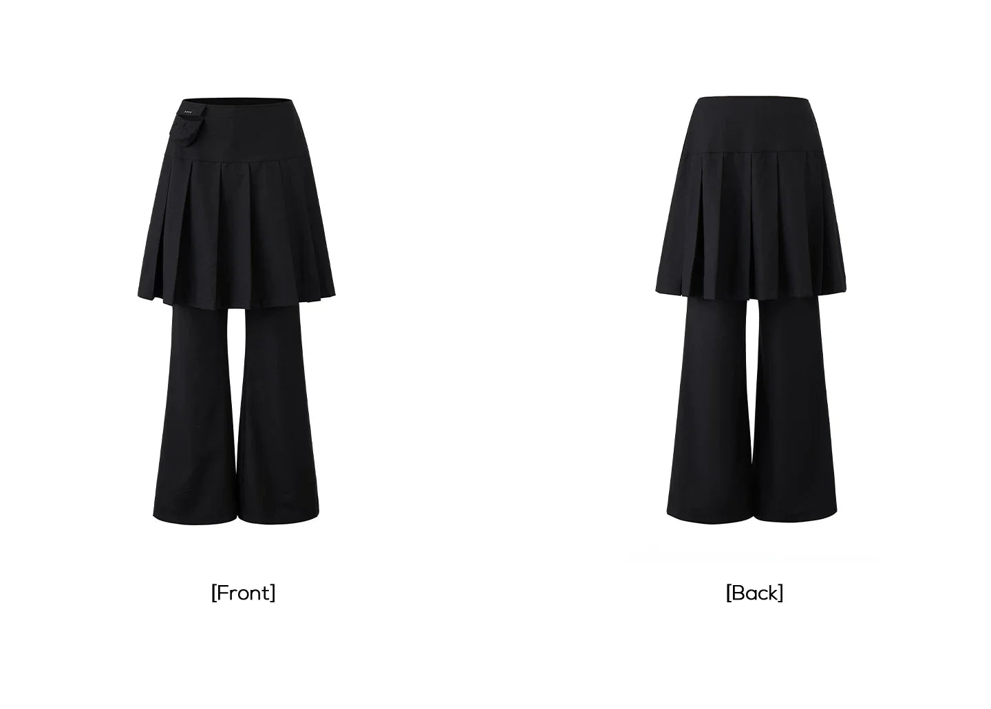 PLEATED FLARE PANTS SET