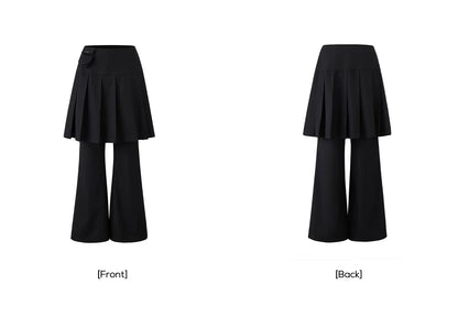 PLEATED FLARE PANTS SET