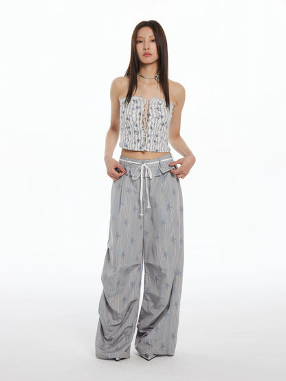STRIPED STAR PANTS