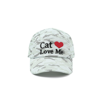 CAT LOVE ME CAMOUFLAGE CAP