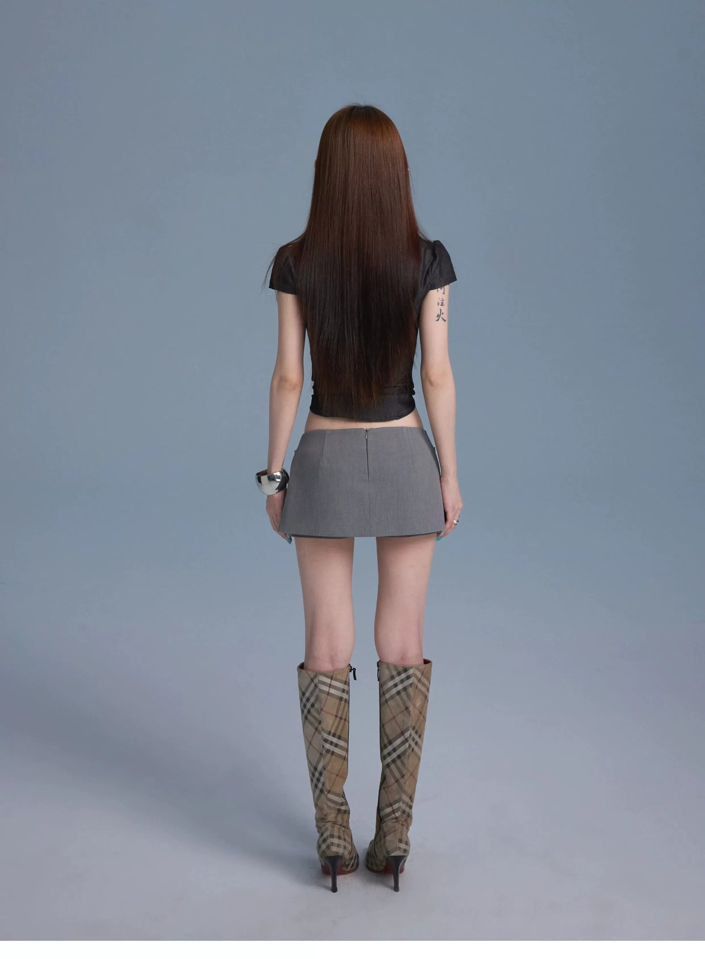 3D DOUBLE-BREASTED SUIT PANTS