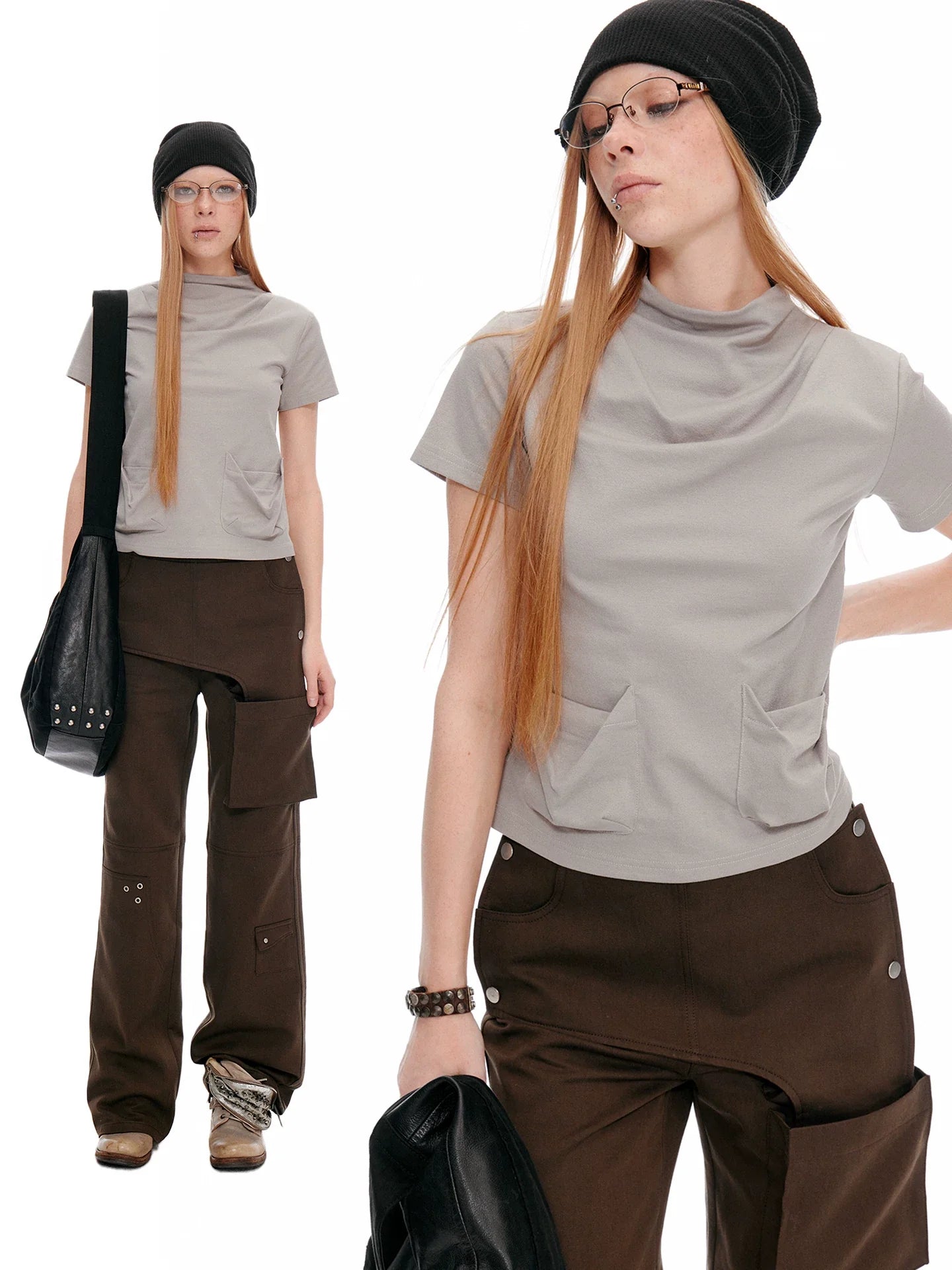 CROPPED SLIM-FIT TEE
