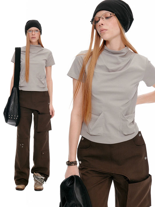 CROPPED SLIM-FIT TEE