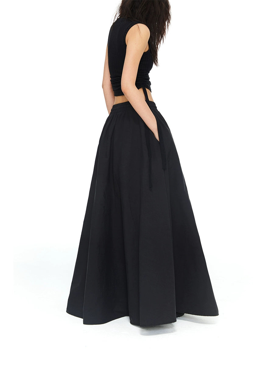 A-LINE MAXI SKIRT