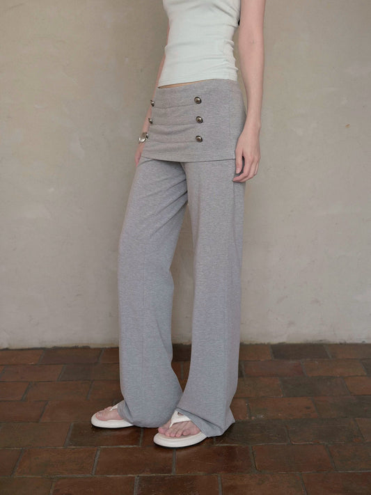 FITTED VERSATILE STRAIGHT-LEG PANTS
