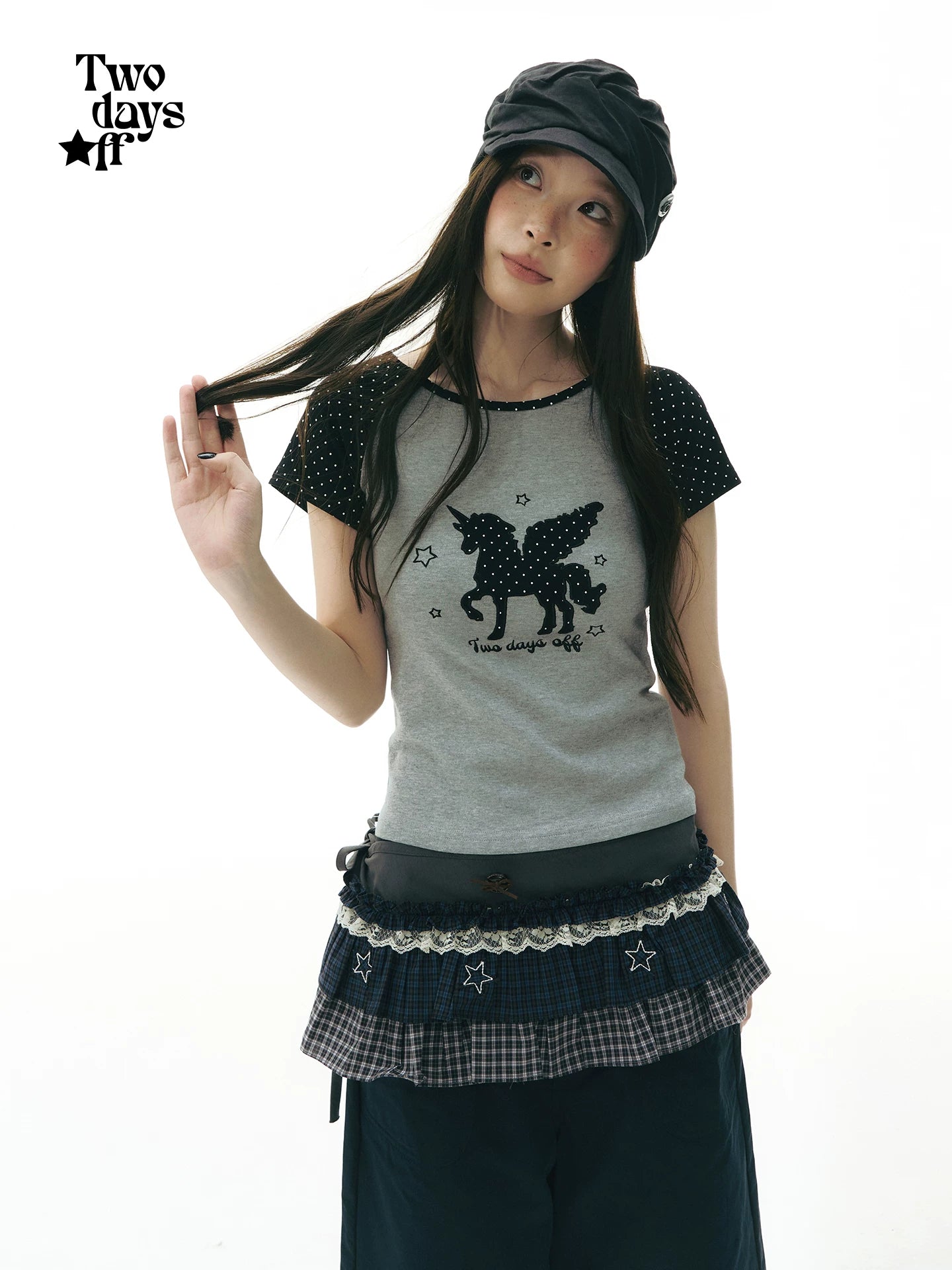 UNICORN POLKA DOT T-SHIRT