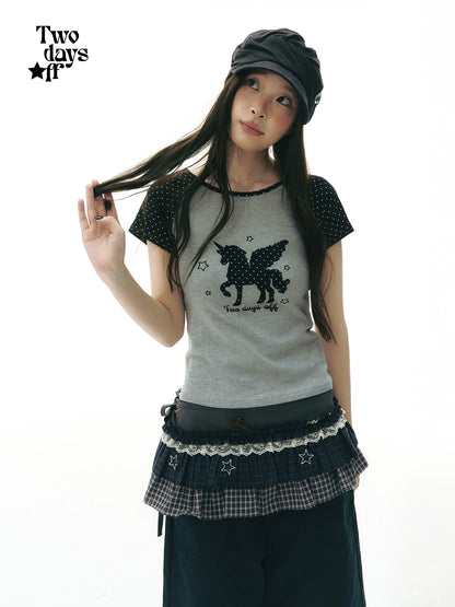 UNICORN POLKA DOT T-SHIRT