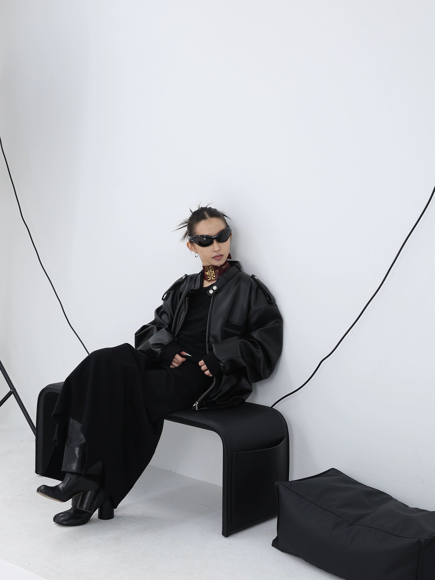 EXOSHELL LEATHER JACKET