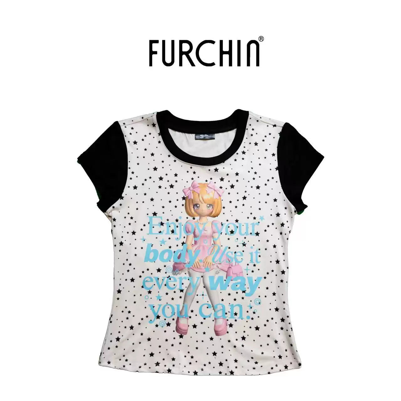 GRAPHIC PRINT SLIM FIT TEE