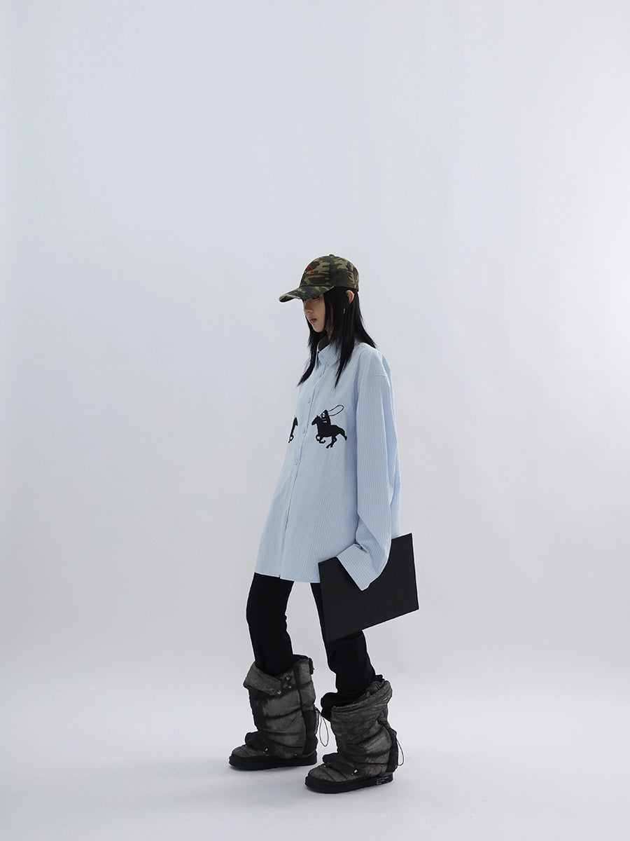 GALLOP EMBROIDERY SHIRT