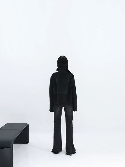 WASHED SKINNY FLARE JEANS