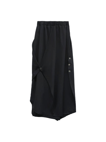 Asymmetrical Suit Skirt