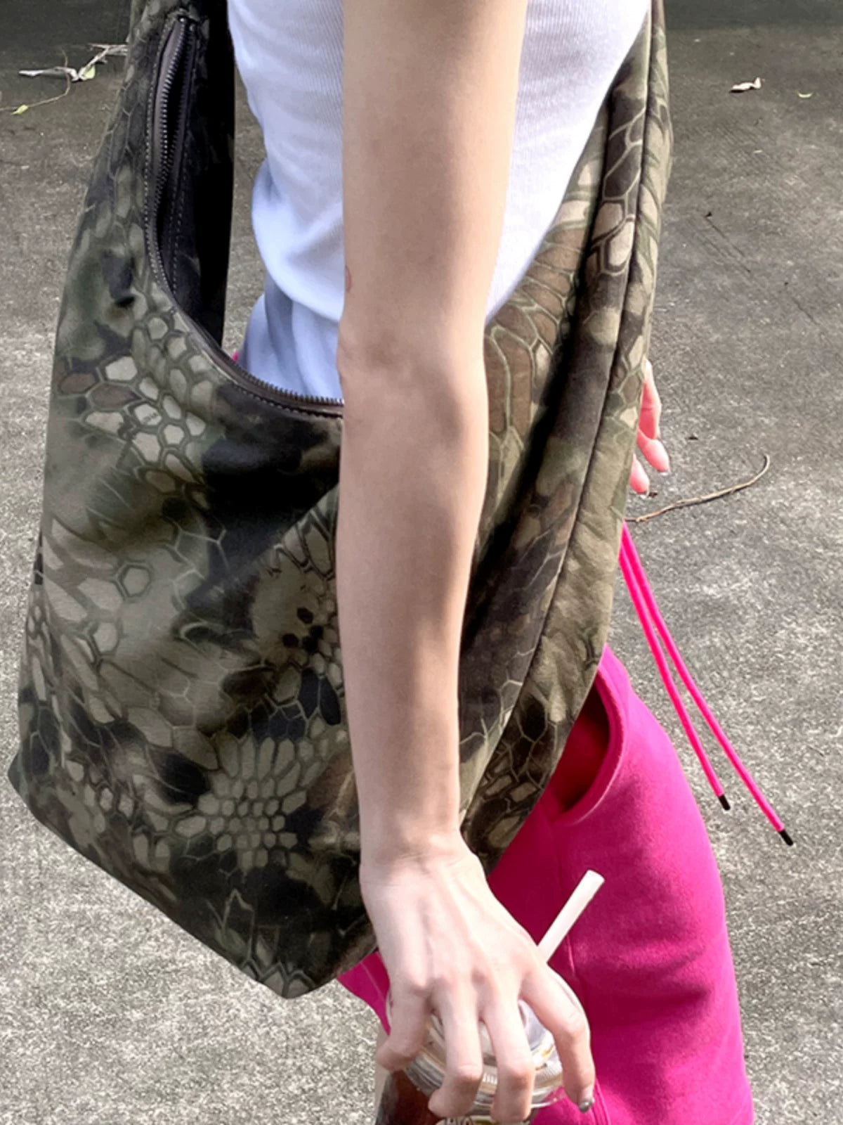 CAMOUFLAGE CROSSBODY BAG