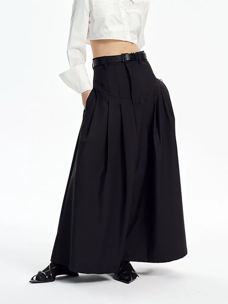 EXTRA-WIDE-SWING A-LINE SKIRT