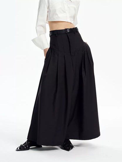 EXTRA-WIDE-SWING A-LINE SKIRT