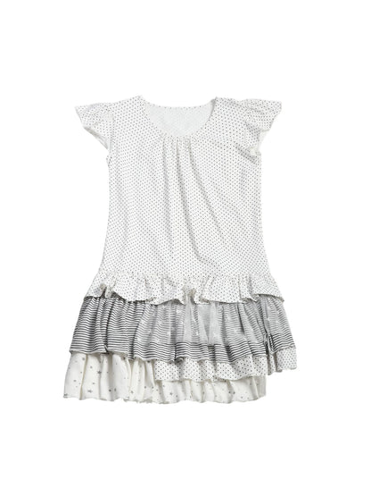POLKA DOT RUFFLE DRESS