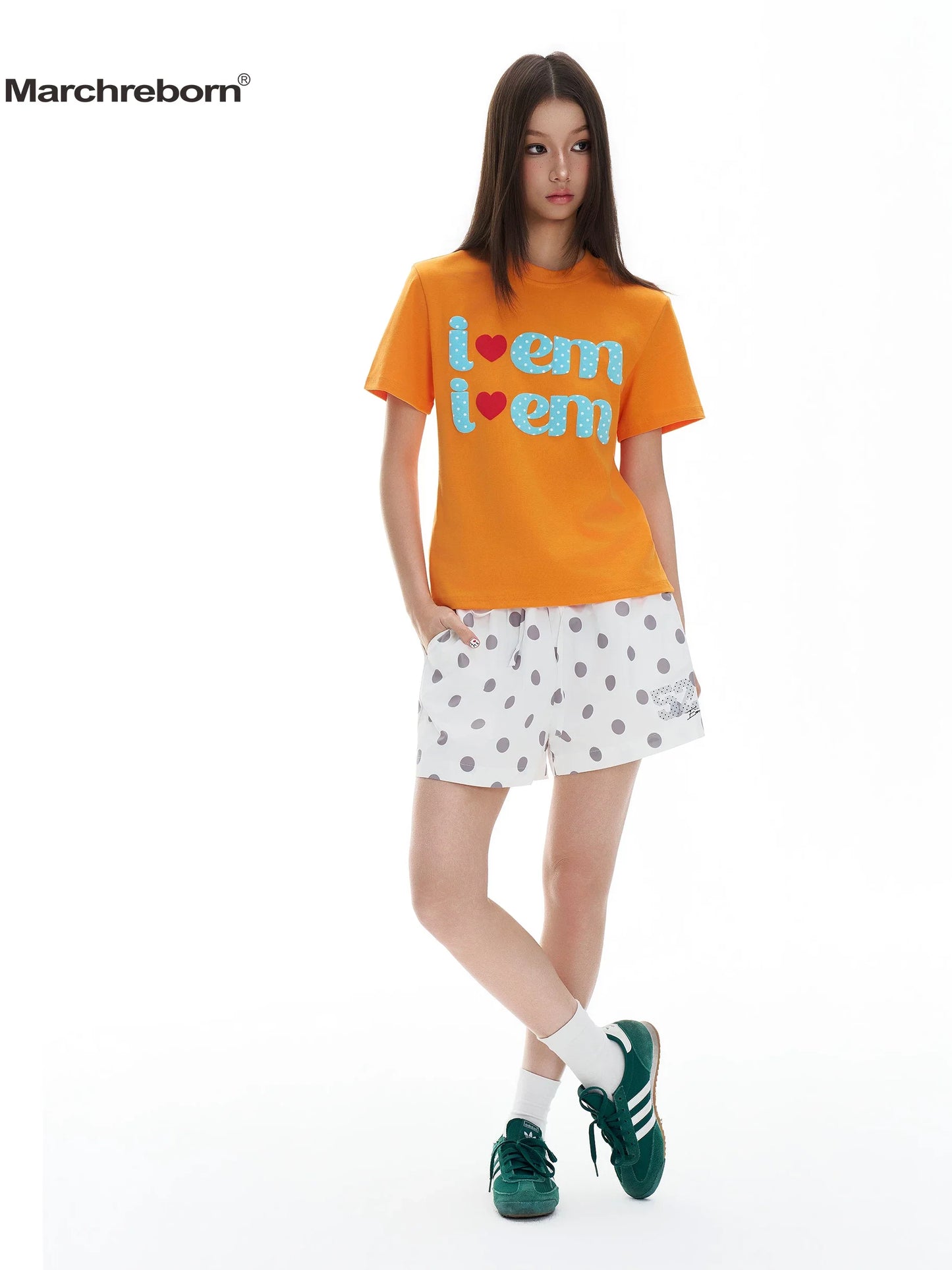 POLKA DOT SLIM T-SHIRT