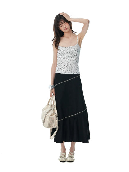 SUMMER IRREGULAR A-LINE SKIRT