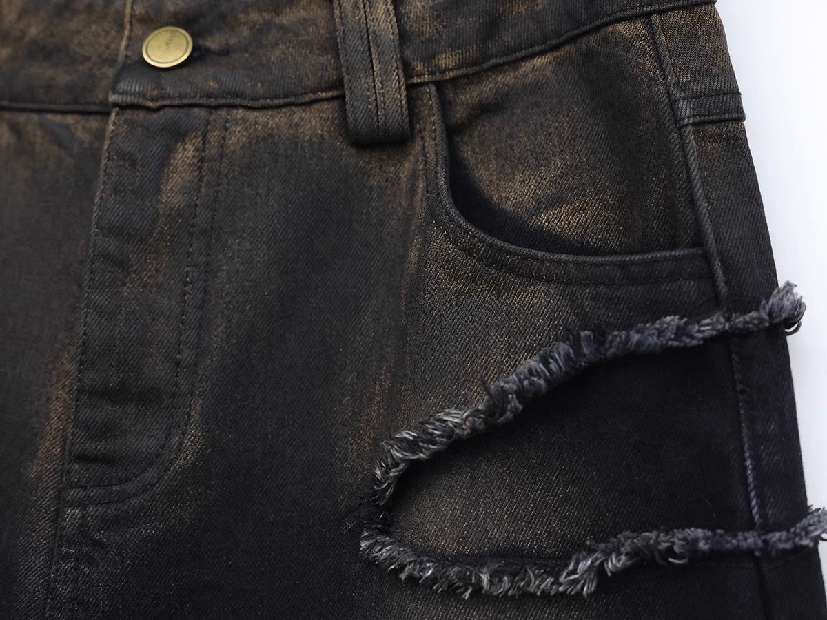 RUPTURE DENIM PANTS