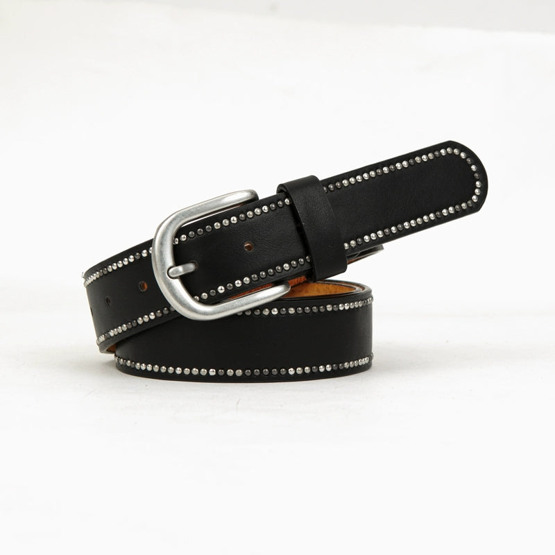 SIDE STUDDED BELT