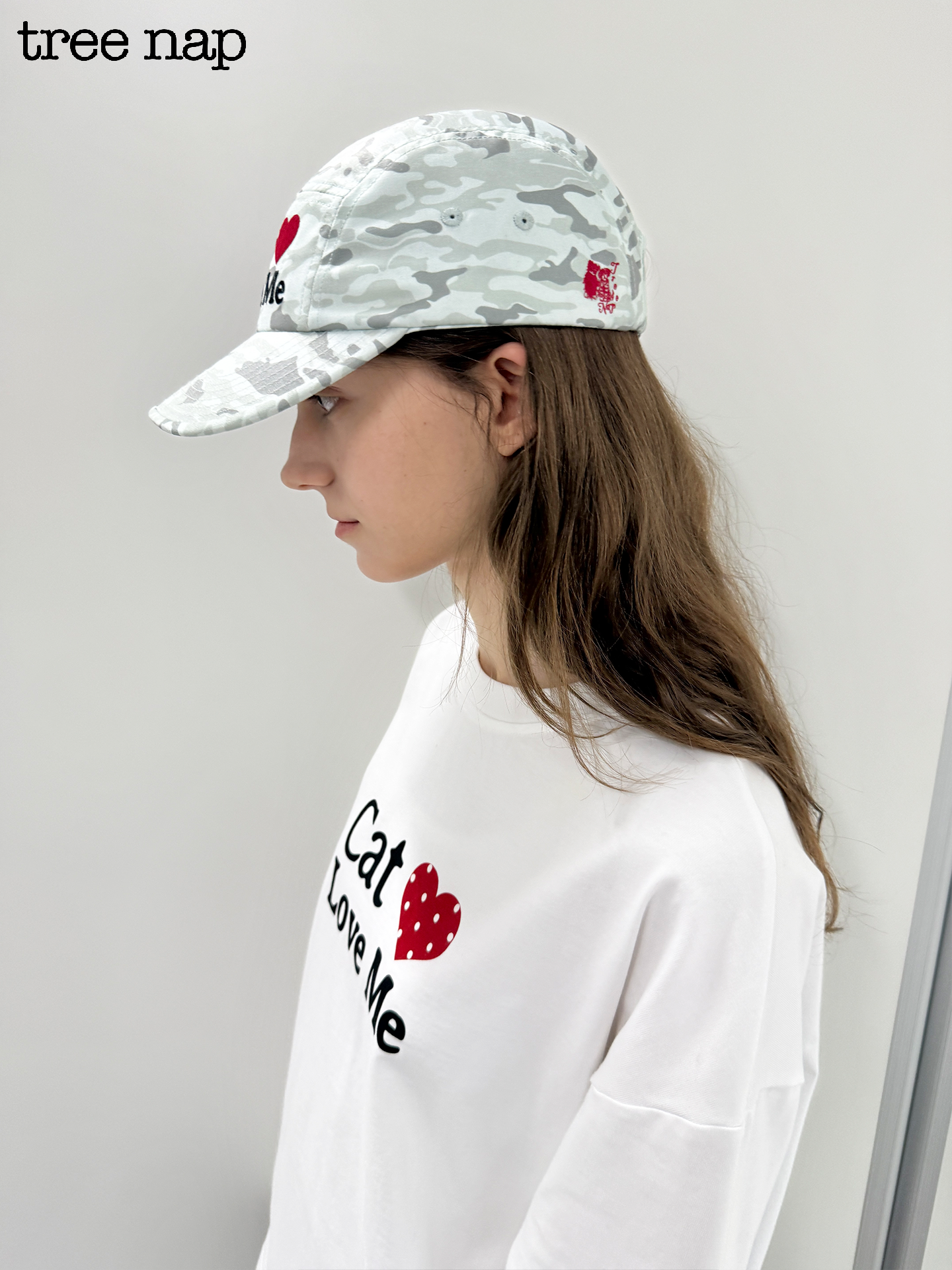 CAT LOVE ME CAMOUFLAGE CAP