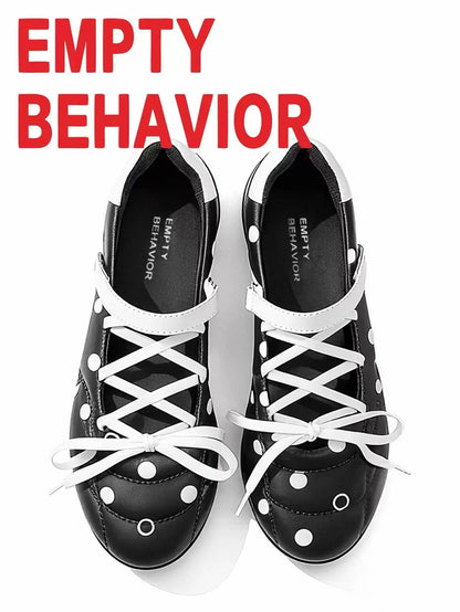 POLKA DOT SPORT BALLET SHOES