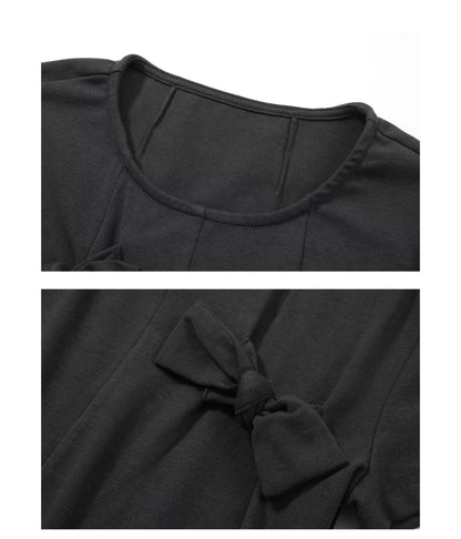 DECONSTRUCTED BOW T-SHIRT