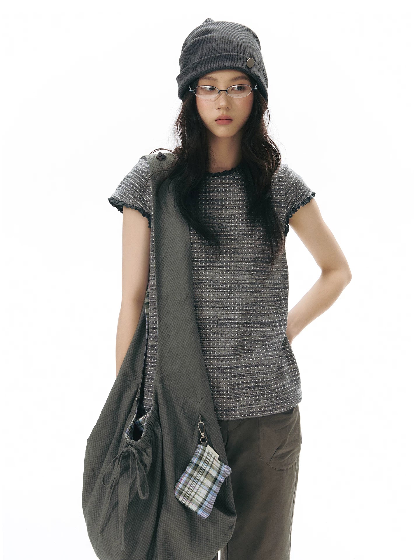 REVERSIBLE CANVAS CROSSBODY BAG