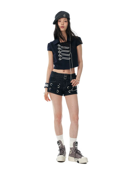 SICILIAN SHORT SLEEVE BLOUSE