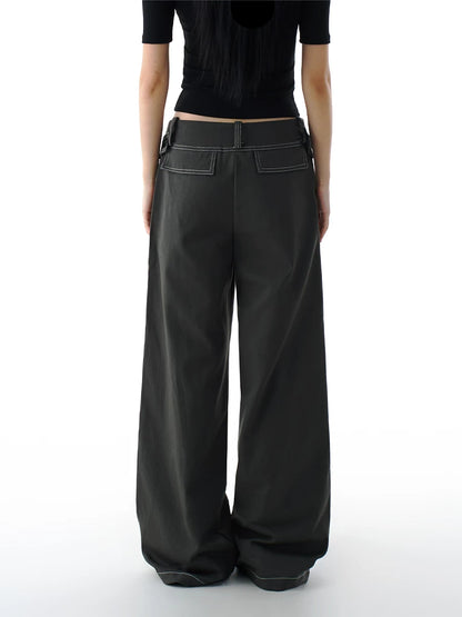 WIDE LEG LAYERD DENIM